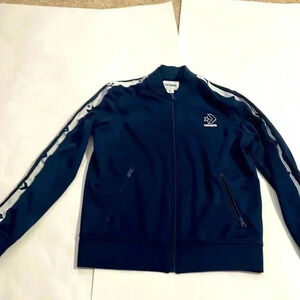 Converse zip up jacket size small Navy